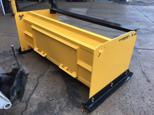 YETI SNOW BEAST LP - 6 FT LOW PROFILE COMPACT SKIDSTEER SNOW PUSHER | SNOW PUSH BOX